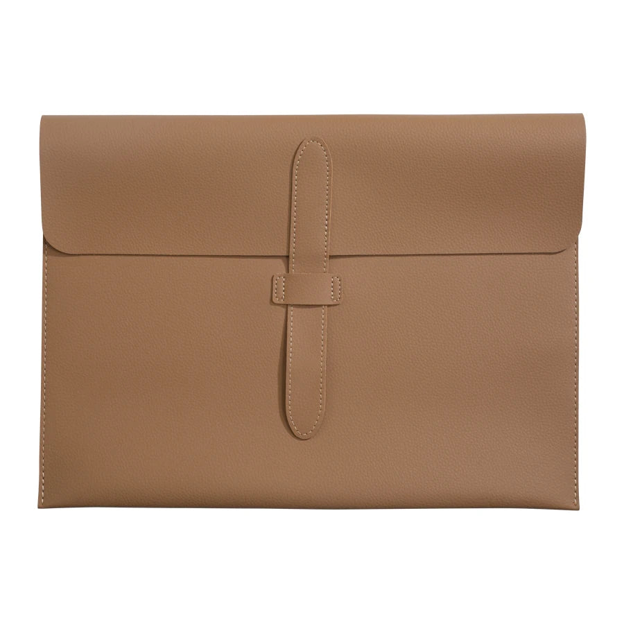 A4 Thick Leather Document Bag, A4 Folder,Business Information Bag, School And Office Supplies, Storage Bag Back To School