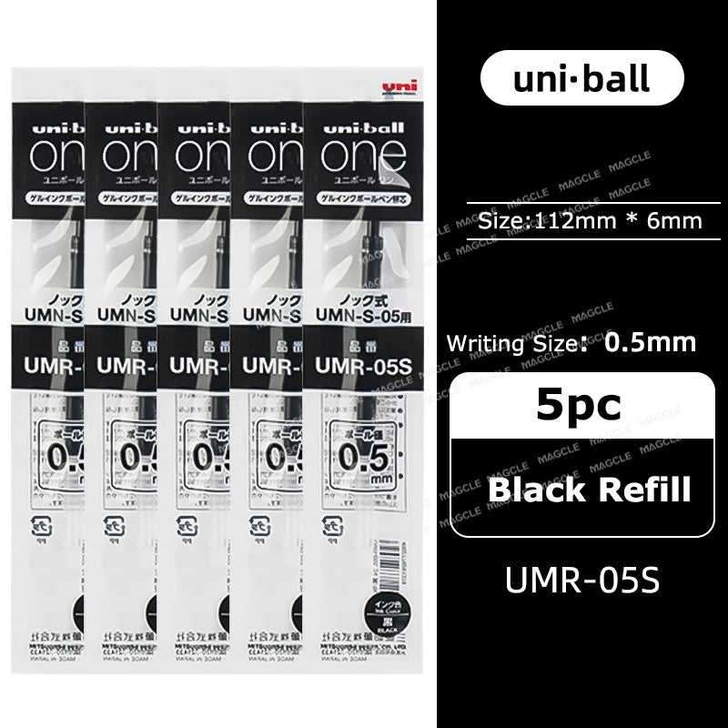 Japanese uni-ball ZENTO Gel Ink Pen Limited Flow Model Metal Push Ultra-Smooth Writing 0.38/0.5mm Signing for Students Business