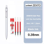uniball ZENTO Standard 0.38/0.5mm Gel Pens,Water-Based Smooth Writing Roller Ball Pens Fit for a variety of occasions Stationery