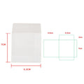 100pcs/lot Invitations Blank Translucent Envelope Postcards Message Card Sulfate Paper Envelope Business Letters Wedding