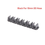 4/6/8/10/12mm Nylon Pneumatic Tube Air Hose Fixing Clamp 6 Way Water Pipe Holder Gas Compressor Tubing Diversion Flow Clip