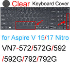 Keyboard Cover for Acer Nitro 16 16S 15 17 5 Spin 7 AN515 AN517 AN715 V AN16 AN14 ANV15 AN18 ANV16 Silicone Protector Skin Case