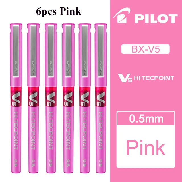 Japan PILOT Gel Pens BX-V5 Art Supplies Color Pen Office Accessories School Student Stationery Can Be Matched with Ink Bladder