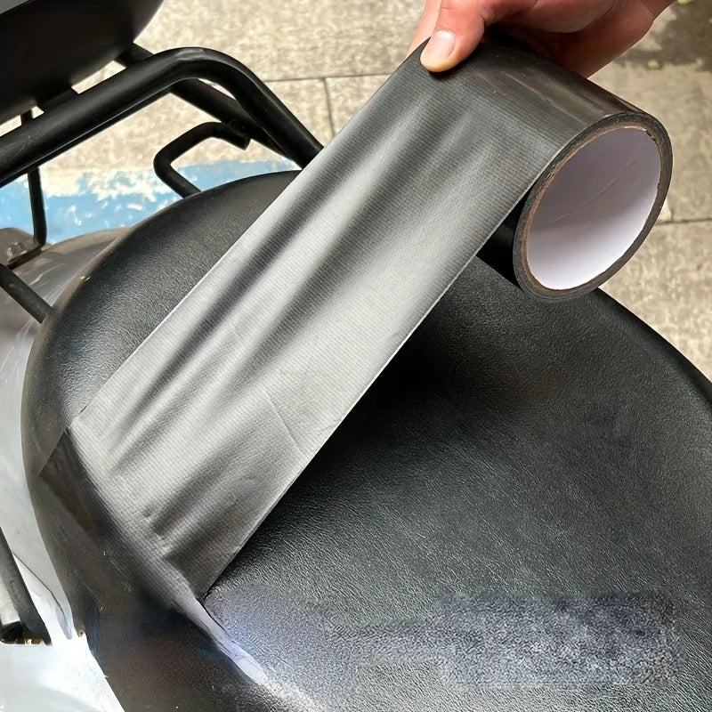 YITAPE Heavy Duty Duct Tape Black 4.5cm*20M Strong Adhesive Waterproof Cloth Tape No Residue for Indoor Outdoor Repair Sealing