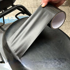YITAPE Heavy Duty Duct Tape Black 4.5cm*20M Strong Adhesive Waterproof Cloth Tape No Residue for Indoor Outdoor Repair Sealing