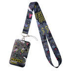 Japanese Anime Monsters Neck Strap Lanyard for Keys Keychain Badge Holder ID Credit Card Pass Mobile Phone Charm Accessories