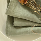 Set Of 6 40x40cm Table Cloth Napkins Durable Polyester Thicken Placemat Reusable for Kitchen Dining  Wedding Decoration