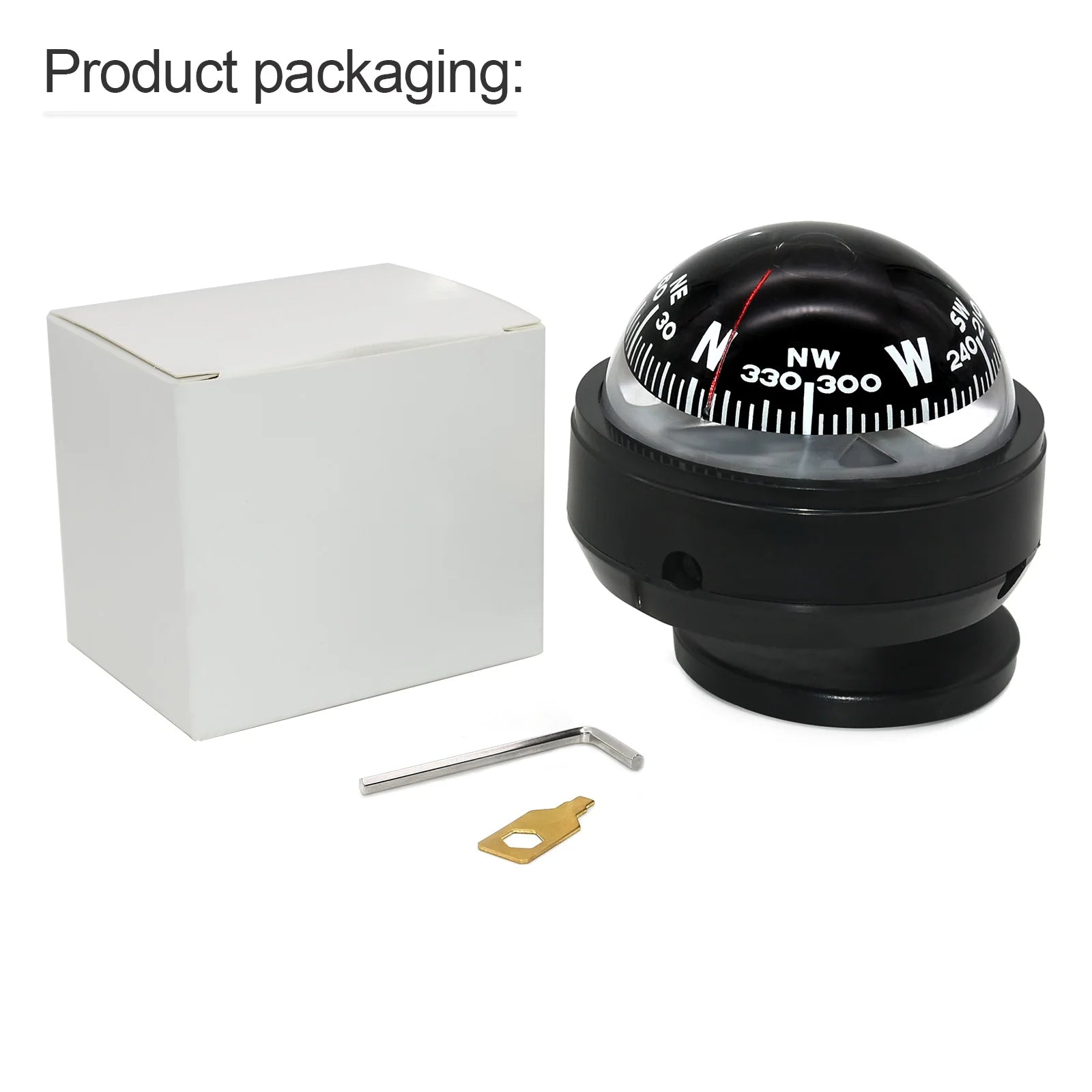 Various Compass Portable Compact Navigation Compass Device Universal Outdoor High Precision Compass For Car Boat Moto Bicycle