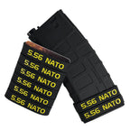 6 Pack Magazine Marking Band for 5.56 Nato Magazine Marking Rubber Band Anti-slip Convenient Identification for Gun Safety