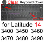 Keyboard Cover for Dell Latitude 14 7440 7450 7400 7404 7410 7414 7420 7424 7430 7480 7490 2 in 1 Silicone Protector Skin Case