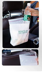 Self-Adhesive Disposable Trash Bag Thicken Waterproof Garbage Bag Leak-Proof Rubbish Storage Bag for Car/Home/Office