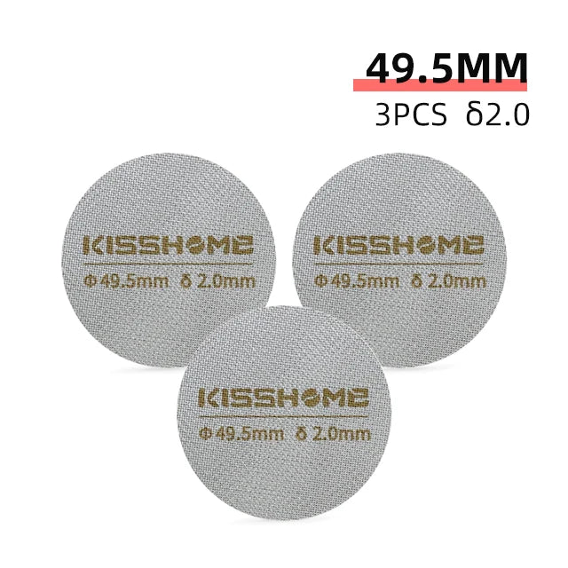 Coffee Puck Screen Reusable Heat Resistant Metal Espresso Filter Mesh For 51mm 54mm 58mm Portafilter Barista Accessories Tools