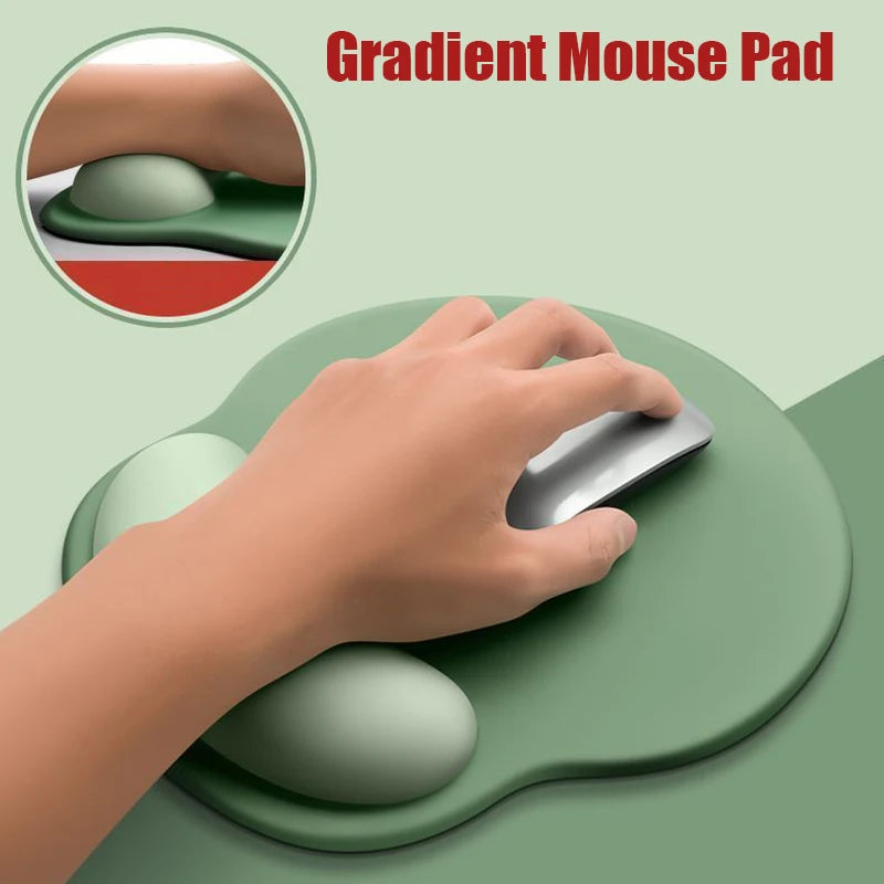 Computer Game Mouse Pad Environmental Milk Silk Fabric + Plastic Bottom + Memory Foam Ergonomic Mousepad for Office Accessories