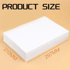 AC57-A4 Copy Paper, Printer Paper, Multipurpose, Printer Paper 8.27X11.69 Inch White, White Paper,Office Supplies(500 Sheets)