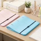 1pc Multi-Function 3 Hole Loose Leaf Folder, Binder Design Storage Book, Large Capacity Document Booklet