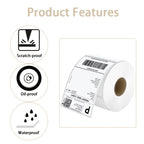 350 Labels Roll 100x150mm Thermal Shipping Label Sticker Water Resistant Strong Adhesive Postage Direct Printer Express Package