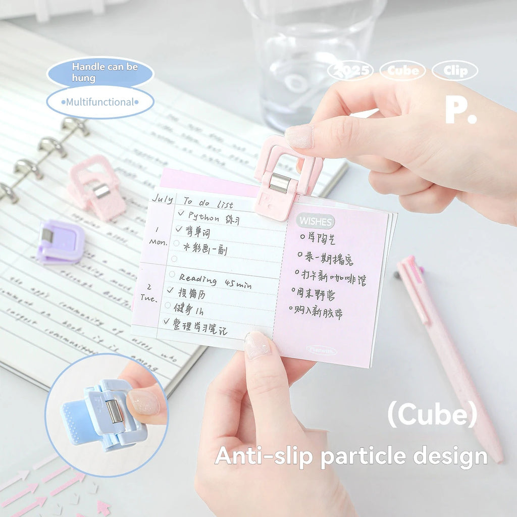 Student Specific Clip For The Beginning of The School Year Multifunctional Mini Folder Note Folder Cute Paper Material Storage