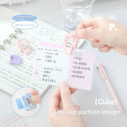 Student Specific Clip For The Beginning of The School Year Multifunctional Mini Folder Note Folder Cute Paper Material Storage