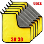 3/5/10Pcs Car Wash Microfiber Towel 30*30CM Car Cleaning Drying Cloth  Care Cloth Car Wash Towel  Kitchen Towel