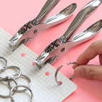 Single Hole Puncher Capacity 6mm Diameter Hole Puncher Hand Paper Cutter Paper for Scrapbooking Tool Home Office School Supplies