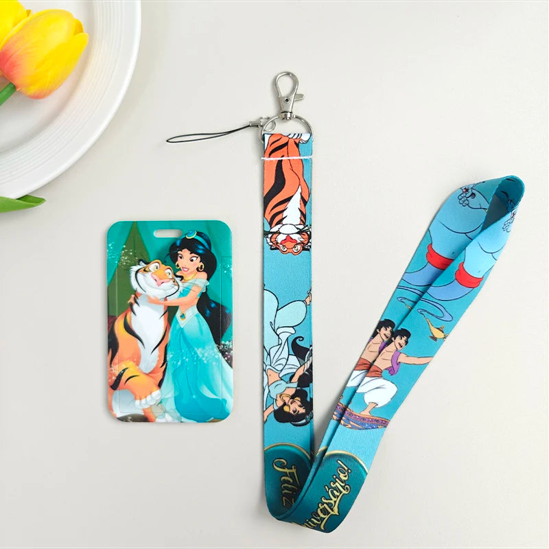 Anime Strap Lanyard for Keys Keychain Badge Holder ID Credit Card Pass Hang Rope Lariat Mobile Phone Charm Accessories