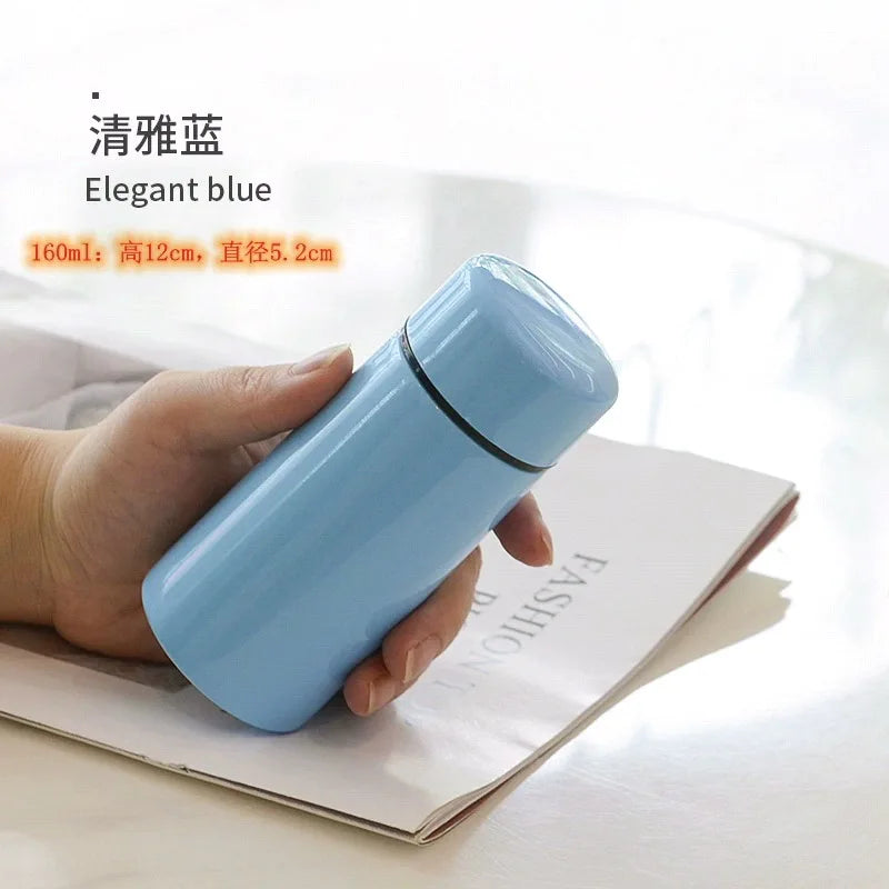 160ml 304 Stainless Steel Insulated Cup Mini Pocket Cup Portable Travel Cup For Outdoor Camping Hiking Thermos Bottle