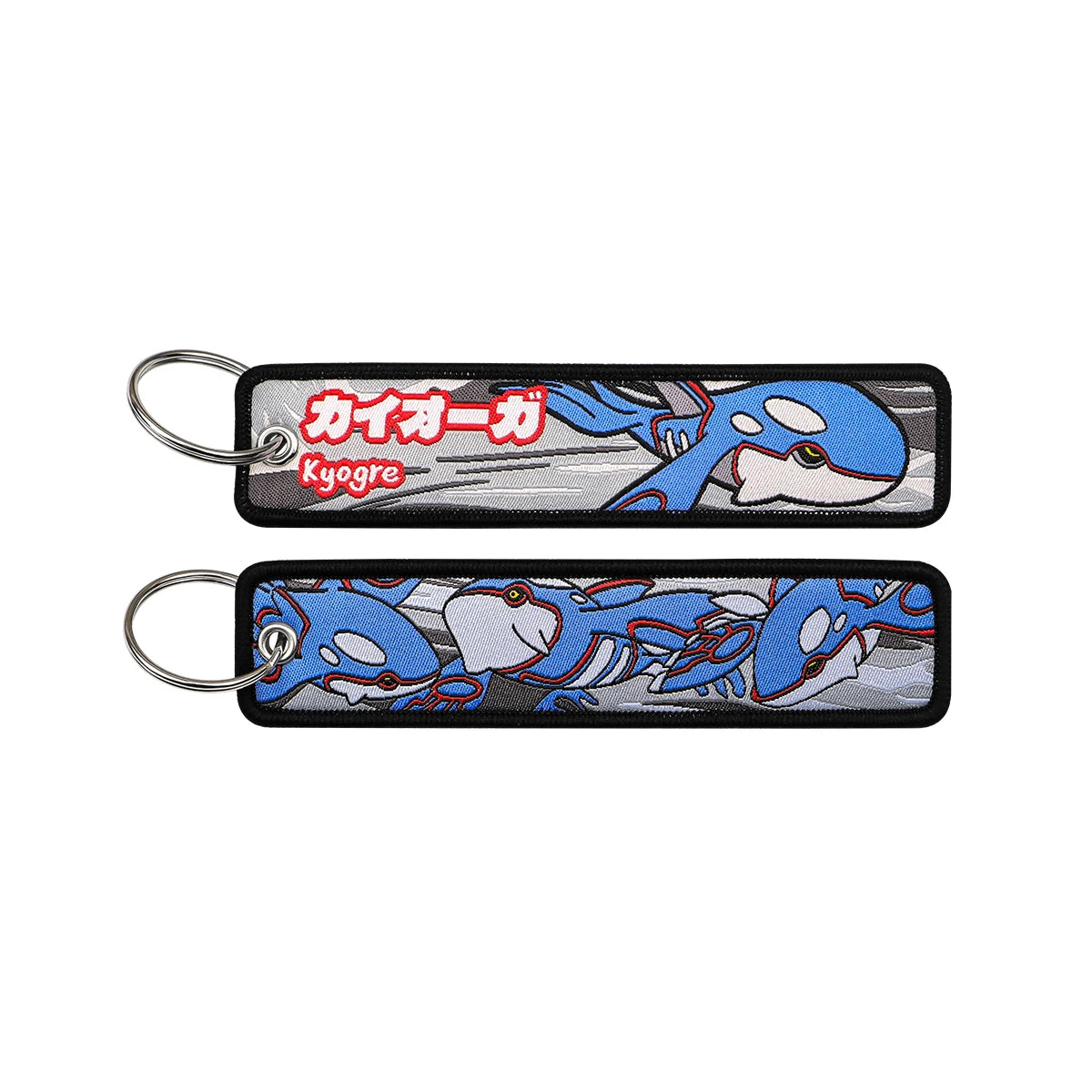 Kawaii Japanese Elf Anime Embroidery Key Fobs Key Tag Motorcycles Cars Backpack Chaveiro Keychain Fashion Keyring Friends Gifts