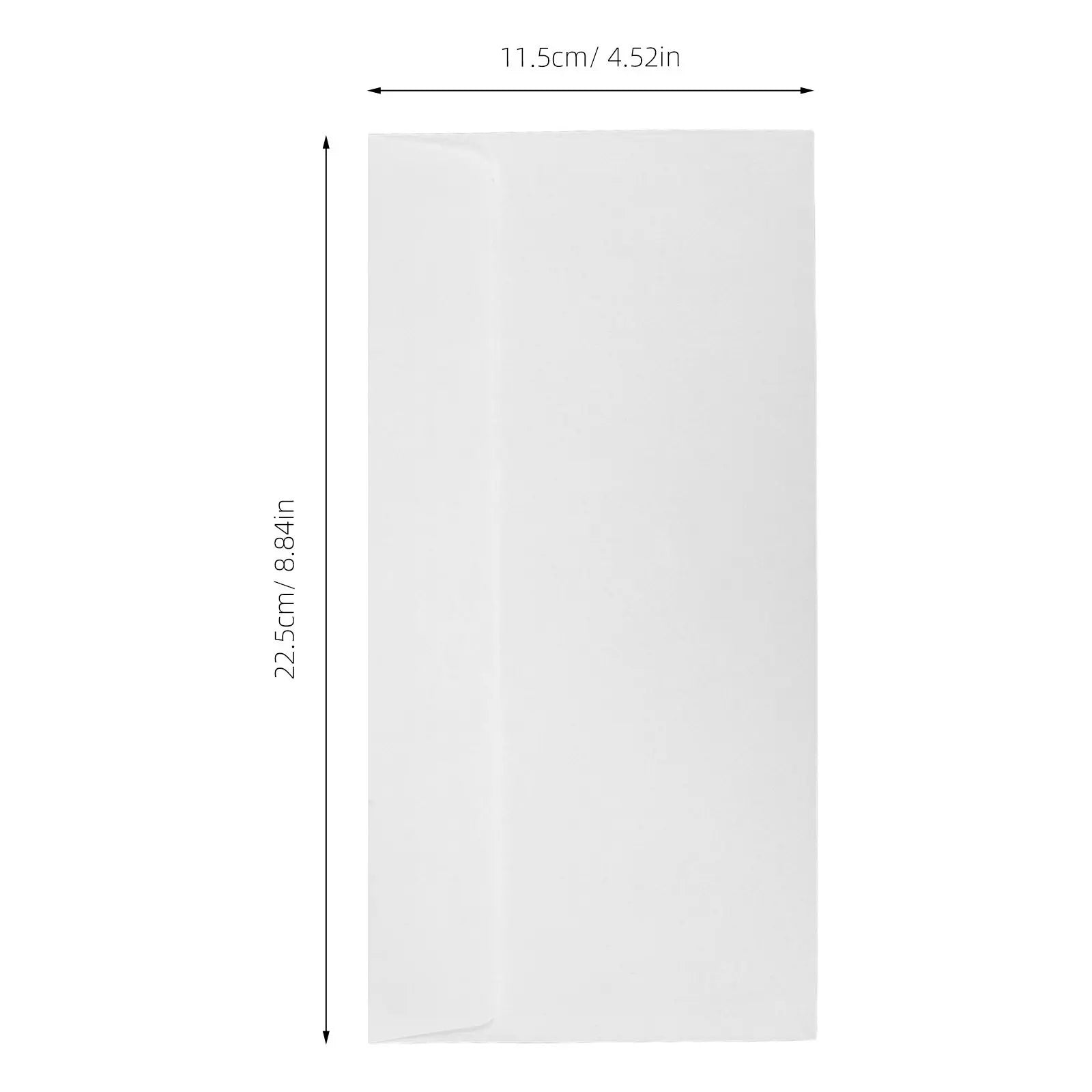 100Pcs Self Sealing White Business Envelopes Letter Size Peel and Seal Security Mailing Envelopes for Checks Invoices Personal