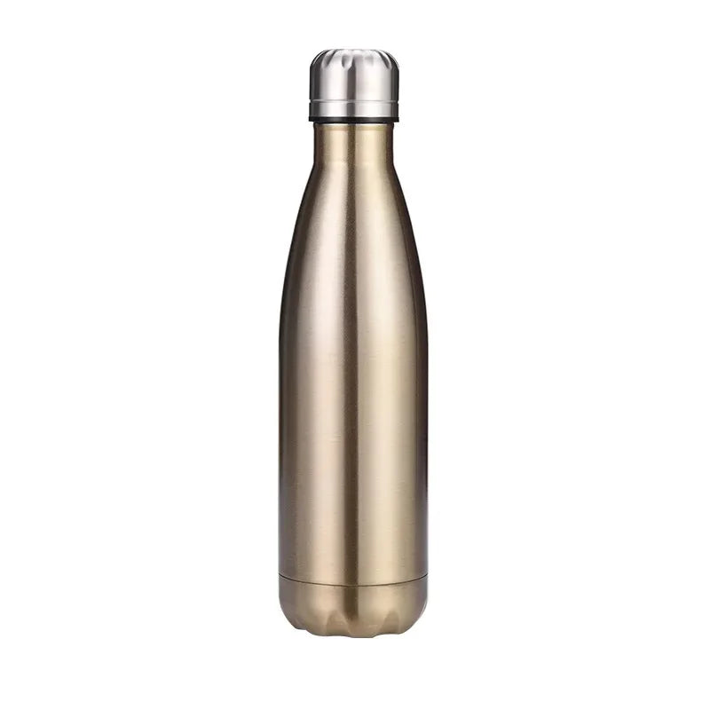 500/750ml Stainless Steel Thermos Cup Double-wall Thermal Insulation Vacuum Flasks Bottle Insulated Coffee Cup Outdoor
