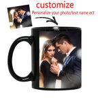 Personalized Your Photo Mug, Custom NAME Logo TEXT Cup, Customize Coffee Mugs, Tea Cups, Mothers Day, Wedding Surprised Gift