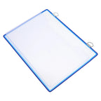A4 Hanging File Folder Plastic Document Storage Bag Transparent Organizer Space Saving for Office Home Use File Storage Bag