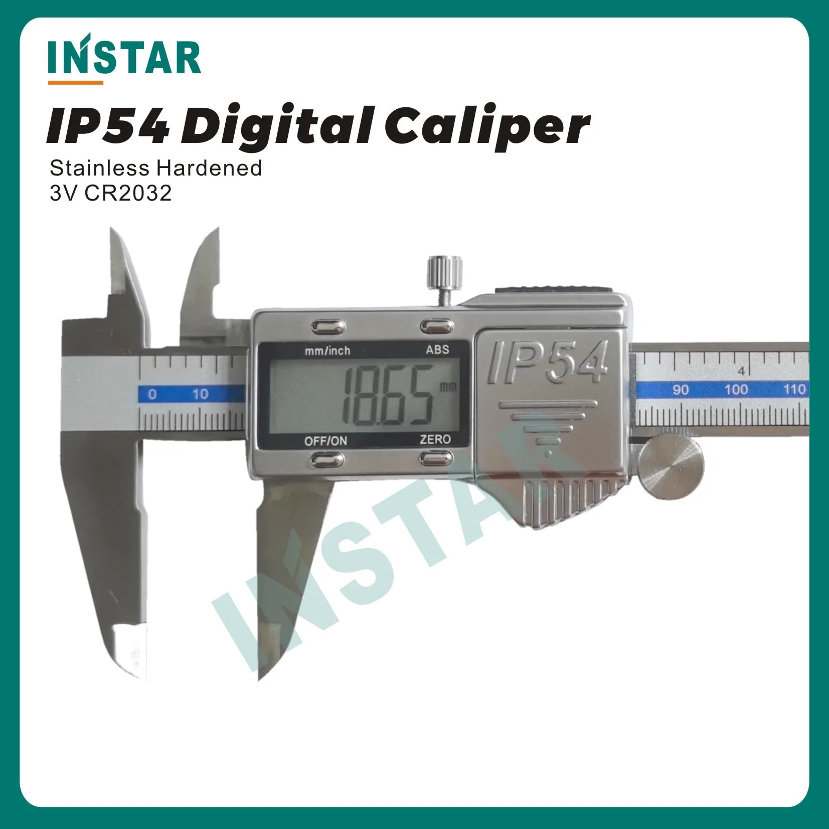 INSTAR Electronic Vernier Caliper IP67 Absolute Origin Coolant Proof 0-150mm/6" High Accuracy IP54 Digital Caliper 200mm 0.01mm