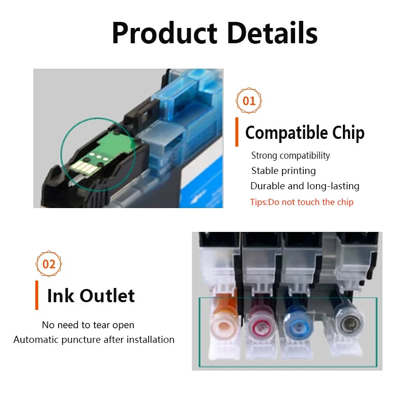 LC3211 LC3213 Compatible Ink Cartridges For Brother LC 3213 XL DCP-J572DW DCP-J772DW DCP-J774DW MFC-J491DW J497 Printer
