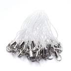 50pcs/lot Hand Wrist Lanyard String Short Grip Lanyard Mobile Phone Strap for USB Flash Drive Keychain ID Badge Holder DIY