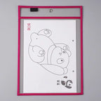 File Set Hanging Set Storage Bag Pet Transparent Dry Erase Bag Document Holder Clear Plastic Organizer Pouch