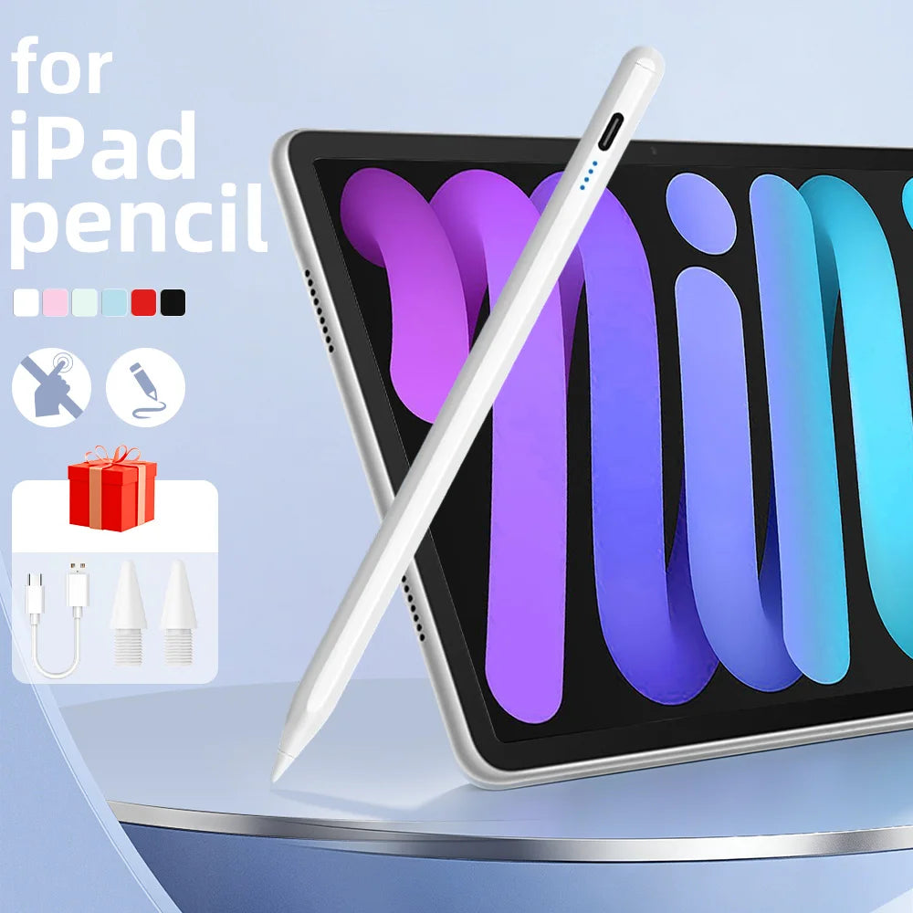 Stylus Pen for Apple IPad for IPad Pencil Accessories 2025 A16 10th 11th Gen Pro Air Mini Palm Rejection Power Display Stylus