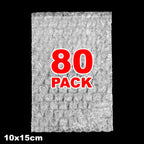 20/60/100PCS Bubble Cushion Wrap Bags Bulk Transparent Double Wall Bubble Wrap Pouches Shockproof Clear Shipping Packing Bags