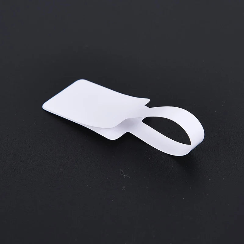 100pcs White Price Label Tags with Hanging String Jewelry Stationery Shoes Cloth