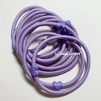 10PCS New Girls Elastic Hair Rubber Bands Kids Headbands Women Hair Tie Hair Gum Ponytail Hair Holders Hair Accessories