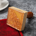 Personalized Wedding Stamp Wood Block Rubber Stamps Small Business Company Branding Stamp Custom Packaging Seal