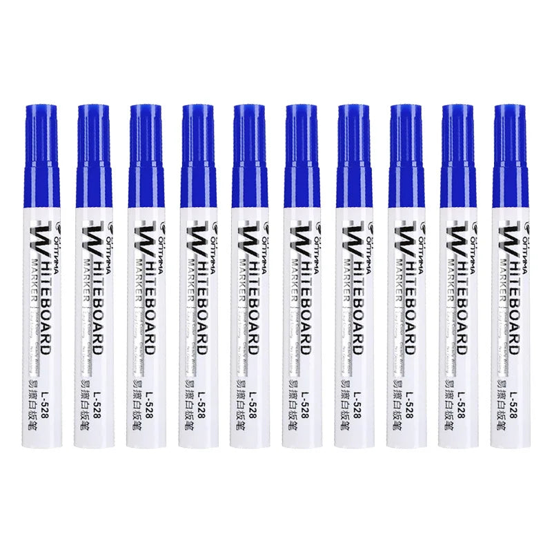 4/10 Pcs Set Erasable Magnetic Whiteboard Marker Pen Blackboard Marker Chalk Glass Ceramics Office School Art Marker Stationery