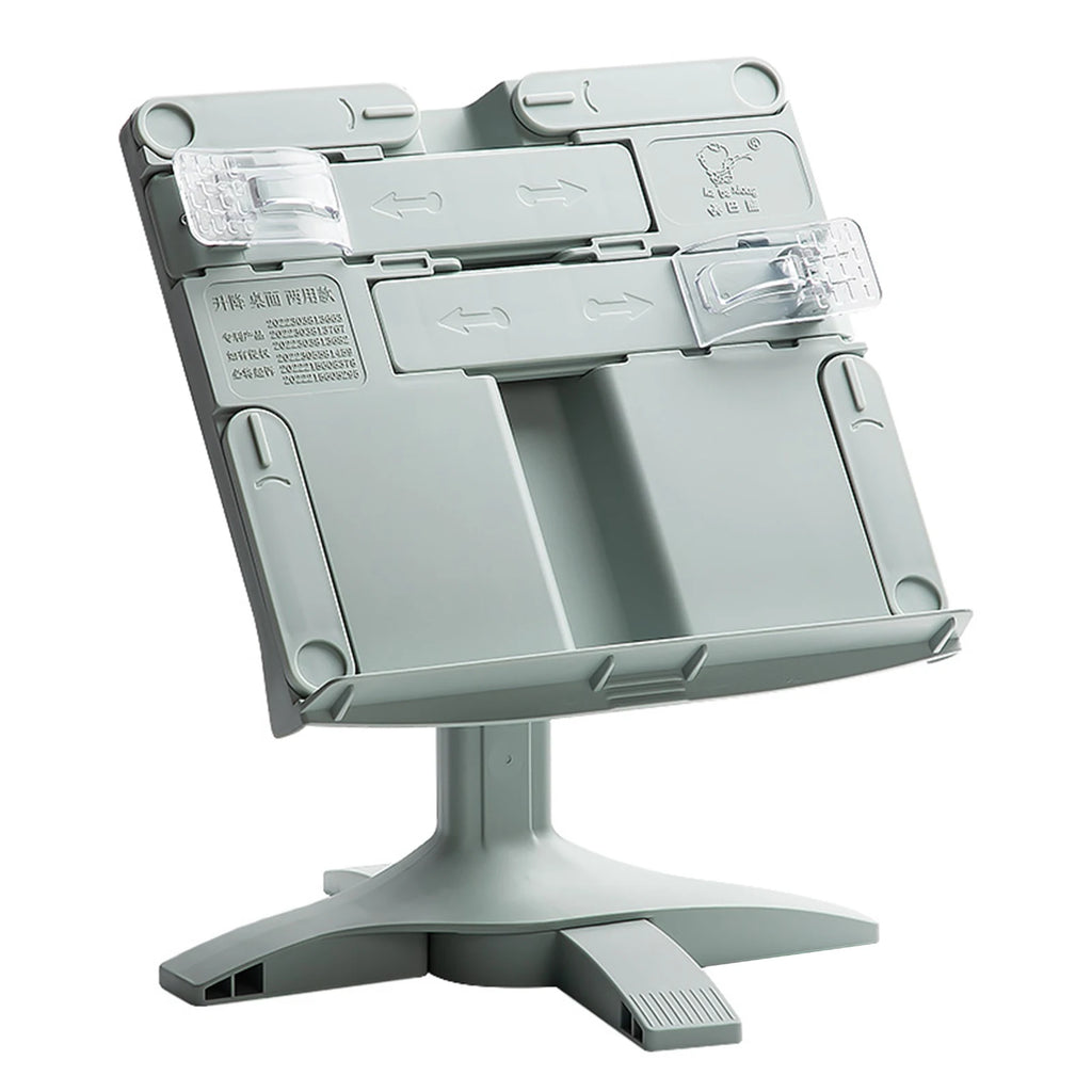 Portable Adjustable Rotatable Reading Bookshelf Multifunctional Document Holder Lifting Landing Book Support for Home