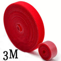 1/2/3M Reusable Organizer Wire Cable Winder Cord Management Ties Protector for iPhone Samsung Xiaomi Earphone Mouse PC Laptop