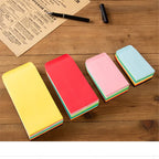 100pcs Mix Colors Paper Money Envelopes Self-Adhesive Gift Greeting Card Packaging Envelopes Blank Small Cash Deposit Envelope