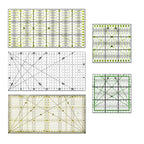 15*15 cm, 30*15 cm Patchwork Ruler - Set of Quilting Tools - High-Quality Acrylic Material - Transparent Ruler - School Supplies