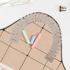 Hot Hemming Ruler Heat Resistant Hemmer Rulers Flexible Silicone Curve Scale Hemming Tool for Padding Sewing Cloth Fabric Pants