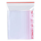 500/100pcs Self Sealed Bags Plastic Storage Bag for Jewelry Food Pills Transparent Zipper Storage Bag Package Pouches Wholesale