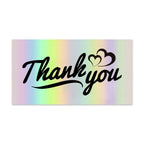10-50pcs Thank You Cards For Small Business Colorful Laser Paper Thank You For Your Order "Beyond Grateful" Cards