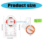 G6DE Multifunctional Thumb Compasses Navigation Compasses Map Ruler Compasses Exploring Map Reading Orienteering Compasses