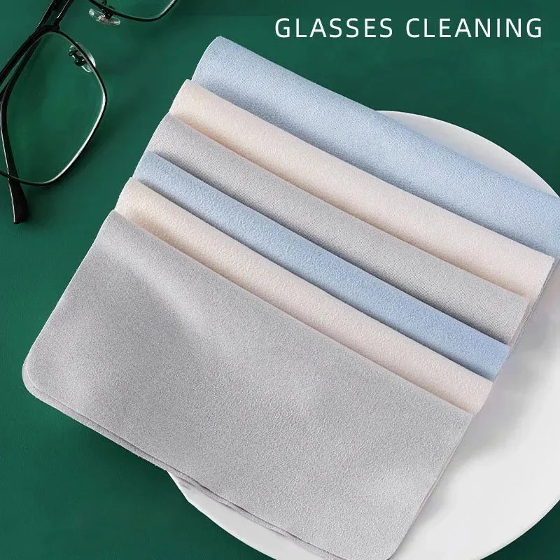 MJYIWANG 10pcs Professional Glasses Screen Lens Cleaning Cloth-Superfine Microfiber Cloth Will Not Scratch The Lens